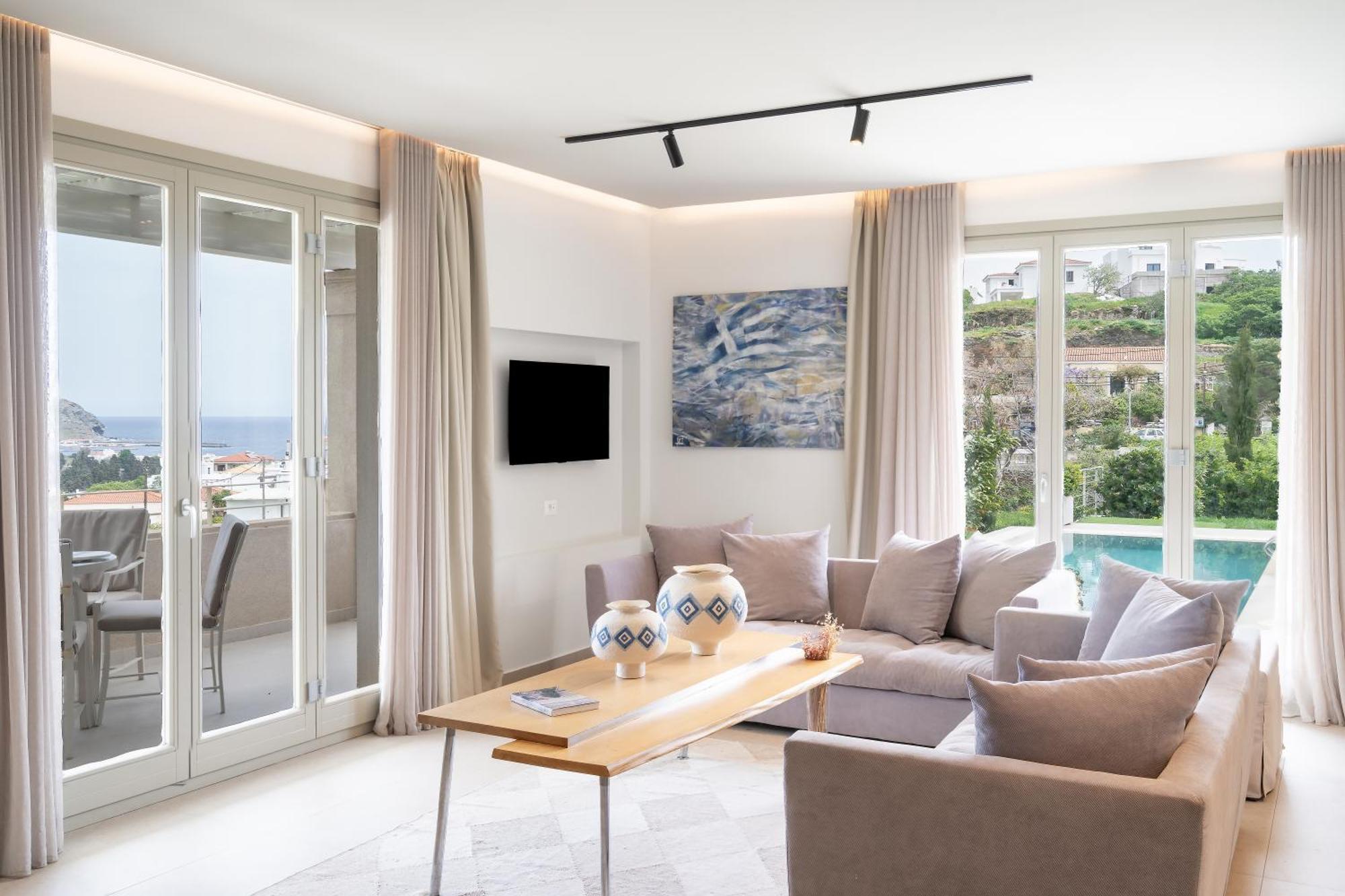 Suitehome Villas With Private Pools By Explore Andros Ngoại thất bức ảnh